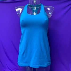 Lululemon Long Racerback Yoga Tank Top 10 EUC